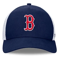 Casquette ajustable à cadre en A fondamental Boston Red Sox Fanatics pour hommes, bleu marine