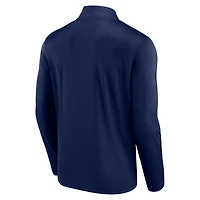 Men's Fanatics Navy Boston Red Sox Head-to-Head Quarter-Zip Top
