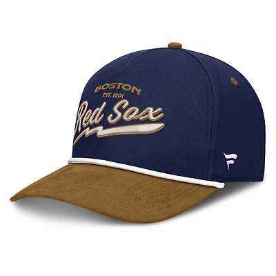 Men's Fanatics Navy Boston Red Sox Heritage Concourse A-Frame Adjustable Hat
