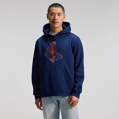 Sweat à capuche Fanatics bleu marine Boston Red Sox Heritage pour homme