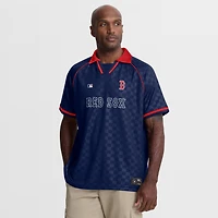 Men's Fanatics  Navy Boston Red Sox Homerun Raglan V-Neck Polo