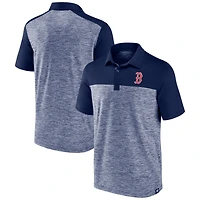 Polo emblématique Omni brossé à teinture par espacement Fanatics pour hommes, bleu marine, Boston Red Sox