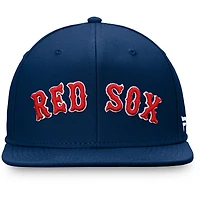 Casquette ajustée Fanatics Navy Boston Red Sox Team Core pour hommes