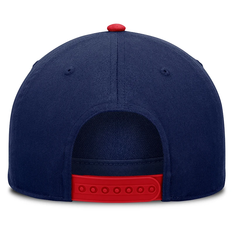Casquette ajustable à deux coutures Fanatics bleu marine Boston Red Sox pour homme