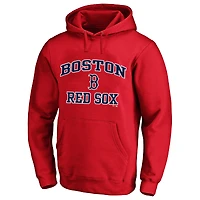 Sweat à capuche Fanatics Red Boston Sox pour homme, grandes tailles, motif cœur et âme