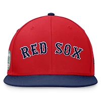 Casquette ajustée bicolore fondamentale des Red Sox de Boston Fanatics pour hommes