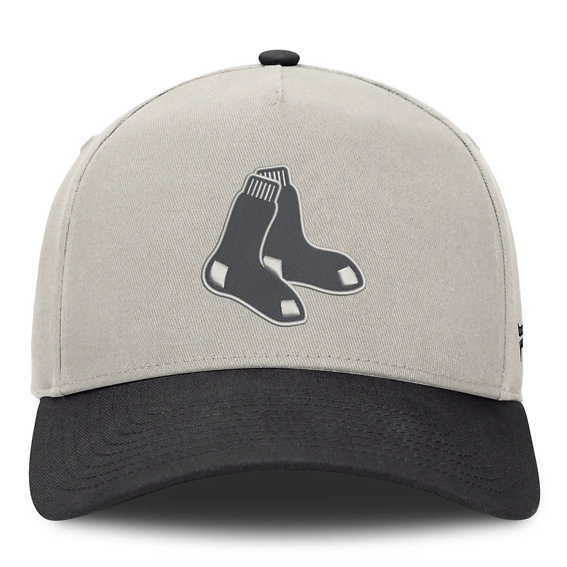 Men's Fanatics Stone/Graphite Boston Red Sox Wonder A-Frame Adjustable Hat
