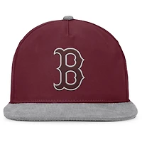 Men's Fanatics Wine Boston Red Sox Front Office Snapback Hat