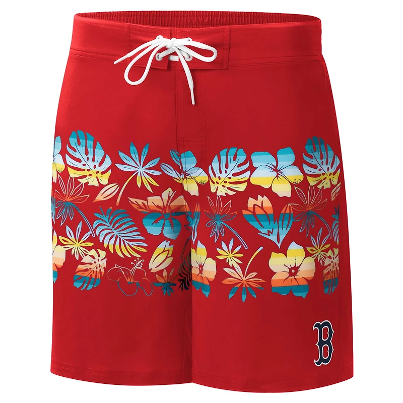 Short de bain Breeze Volley pour homme G-III Sports by Carl Banks Red Boston Sox