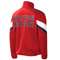 Men's G-III Sports by Carl Banks Red Boston Sox Earned Run Full-Zip - Track Jacket