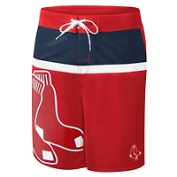 Short de bain Sea Wind G-III Sports by Carl Banks Red Boston Sox pour homme