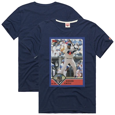 T-shirt de baseball Topps pour homme, hommage à David Ortiz, bleu marine, Boston Red Sox 2003