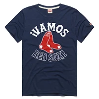 Men's Homage  Navy Boston Red Sox Vamos Tri-Blend T-Shirt