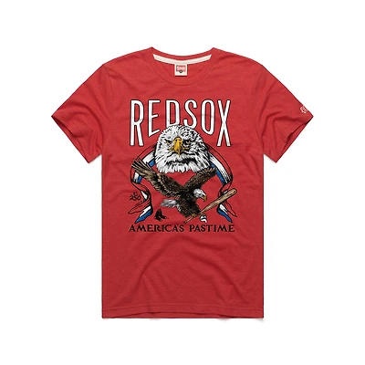 T-shirt homme Hommage Red Boston Sox, le passe-temps américain, en mélange de trois matières