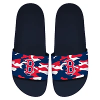 Sandales ISlide Navy Boston Red Sox Camo Motto Slide pour hommes