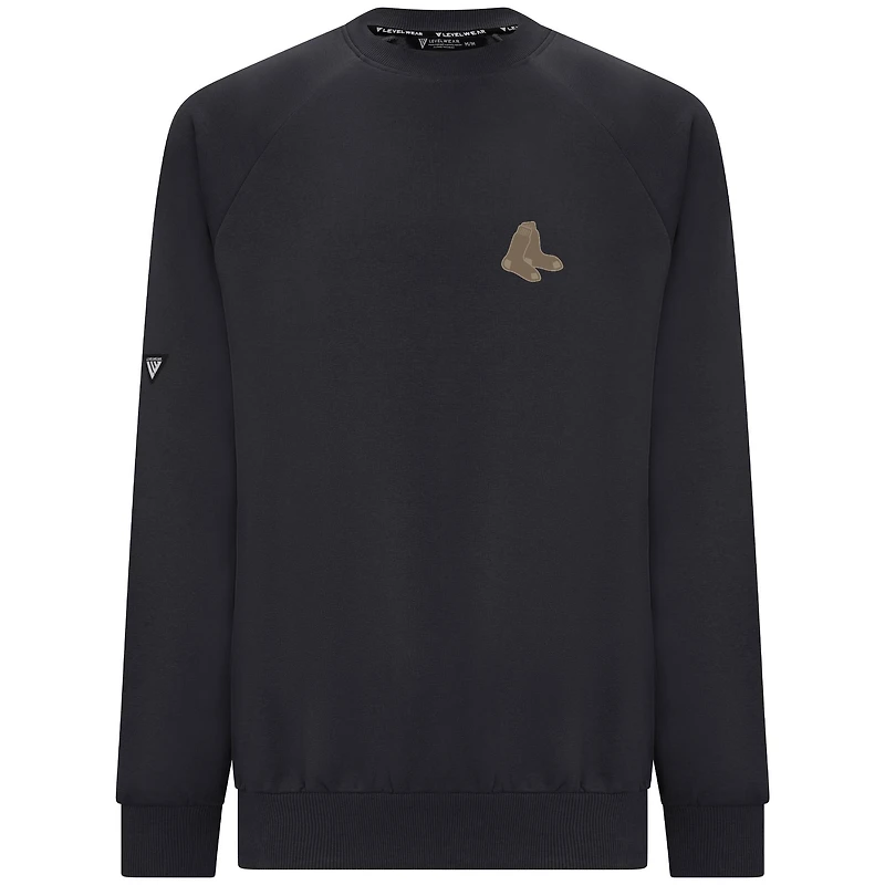 Men's Levelwear Black Boston Red Sox Connect Logo Sweatshirt