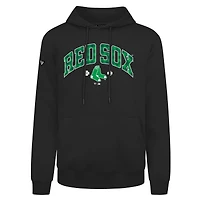 Men's Levelwear Boston Red Sox St. Patrick's Day Podium Plaid Pullover Hoodie