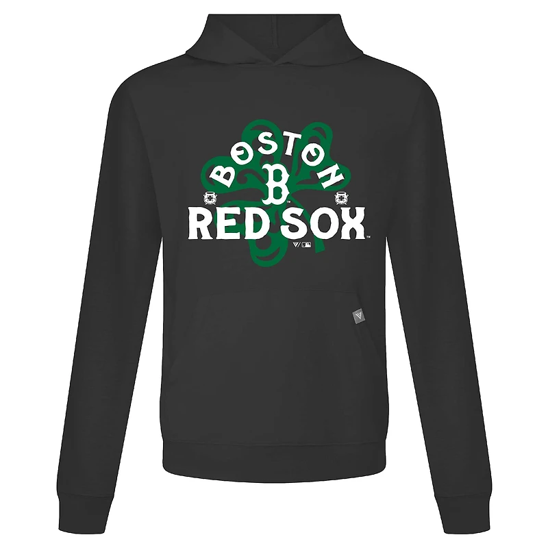 Men's Levelwear Boston Red Sox St. Patrick's Day Relay Shamrock Pullover Hoodie
