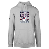 Men's Levelwear Gray Boston Red Sox Podium Inaugural Pullover Hoodie