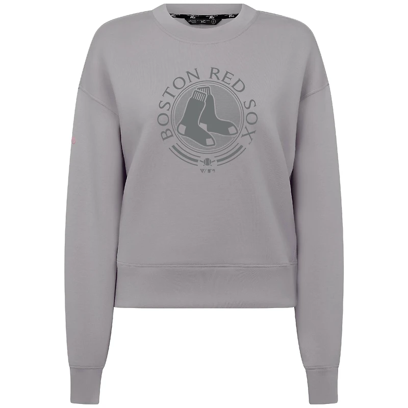 Sweat-shirt gris à enfiler pour homme, motif éponge des Boston Red Sox