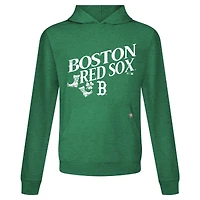 Sweat à capuche manches longues pour homme avec motif relais de la Saint-Patrick des Red Sox Boston, vert Levelwear