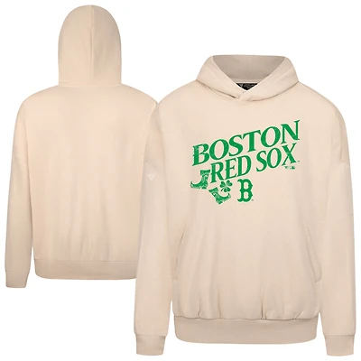 Sweat à capuche kaki pour homme Boston Red Sox St. Patrick's Day de Levelwear