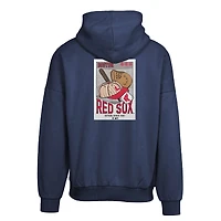 Sweat à capuche bleu marine Boston Red Sox Contact Pro Card pour homme Levelwear