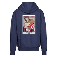 Men's Levelwear  Navy Boston Red Sox Uphill City Core Logo Full-Zip Hoodie