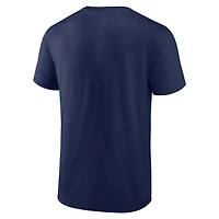 Men's Logo Athletic Navy Boston Red Sox Heart and Soul T-Shirt