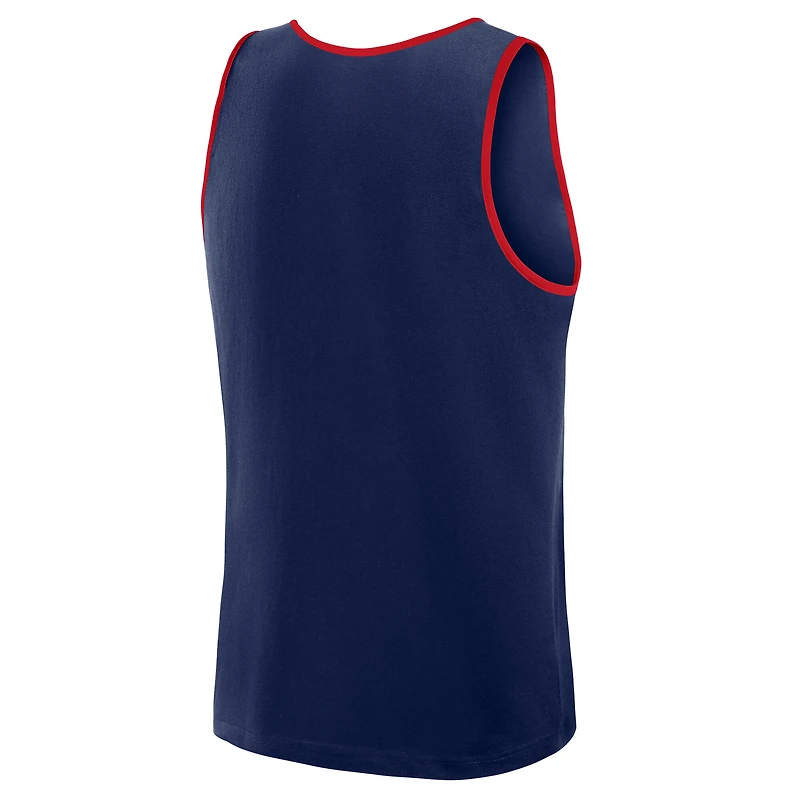 Men's Logo Athletic Navy Boston Red Sox Unmatched Success Tank Top