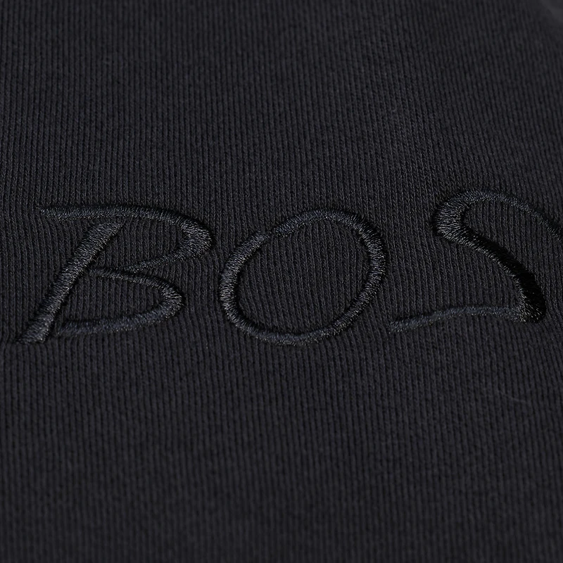 Sweat-shirt à col rond en polaire Phantom noir Mitchell & Ness Boston Red Sox pour homme