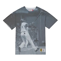 Mitchell & Ness David Ortiz Boston Red Sox Cooperstown Collection Highlight T-shirt graphique de joueur sublimé pour hommes