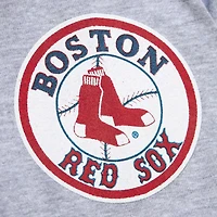 T-shirt de joueur la collection Cooperstown Mitchell & Ness David Ortiz gris chiné des Red Sox Boston pour hommes