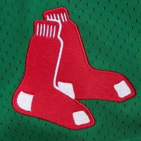 Mitchell & Ness David Ortiz Kelly vert Boston Red Sox Cooperstown Collection maillot d'entraînement au bâton en maille pour hommes