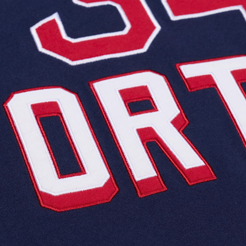 Men's Mitchell & Ness David Ortiz Navy Boston Red Sox  Player Collection Premium T-Shirt
