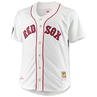 Men's Mitchell & Ness David Ortiz White Boston Red Sox Big Tall Home Authentic Player Jersey