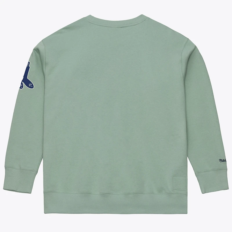 Sweat-shirt polaire Mitchell & Ness vert Boston Red Sox Yacht Rock pour homme