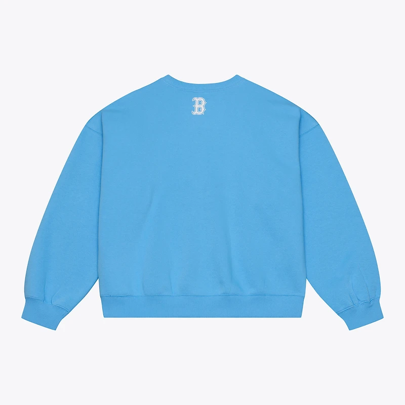 Men's Mitchell & Ness Light Blue Boston Red Sox Insignia Fleece Sweatshirt