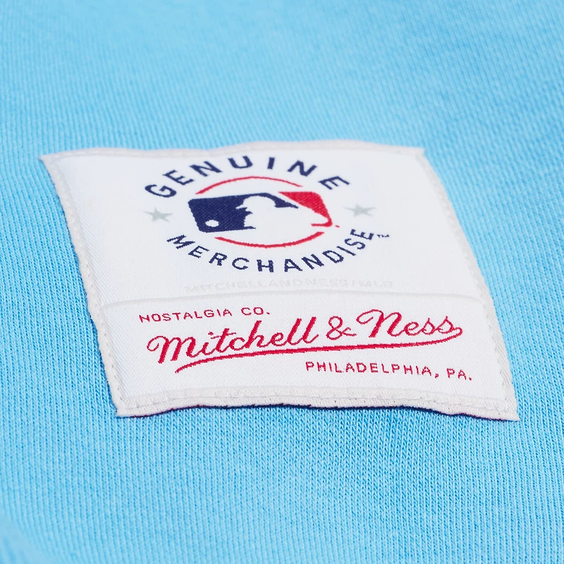Men's Mitchell & Ness Light Blue Boston Red Sox Insignia Fleece Sweatshirt