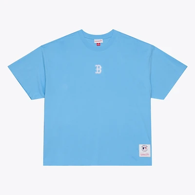 Men's Mitchell & Ness Light Blue Boston Red Sox Insignia Premium T-Shirt