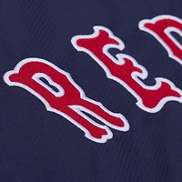 Veste d'entraîneur à capuche Mitchell & Ness bleu marine Boston Red Sox pour homme