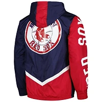 Men's Mitchell & Ness  Navy Boston Red Sox Undeniable Full-Zip Hoodie Windbreaker Jacket