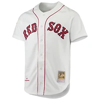 Men's Mitchell & Ness Nomar Garciaparra White Boston Red Sox 1997 Cooperstown Collection Authentic Jersey
