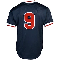 Mitchell & Ness Ted Williams Navy Boston Red Sox Cooperstown Collection Maillot d'entraînement au bâton Big Tall Mesh pour homme