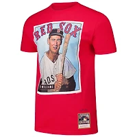 Mitchell & Ness Ted Williams rouge Boston Red Sox Cooperstown Collection Collectors Connection T-shirt pour hommes