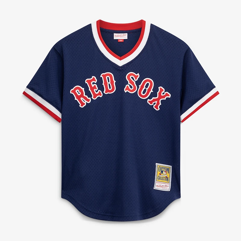 Men's Mitchell & Ness Wade Boggs Navy Boston Red Sox Authentic Batting Practice Jersey