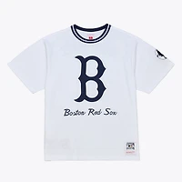 T-shirt homme Mitchell & Ness blanc Boston Red Sox Cooperstown Collection Arctic