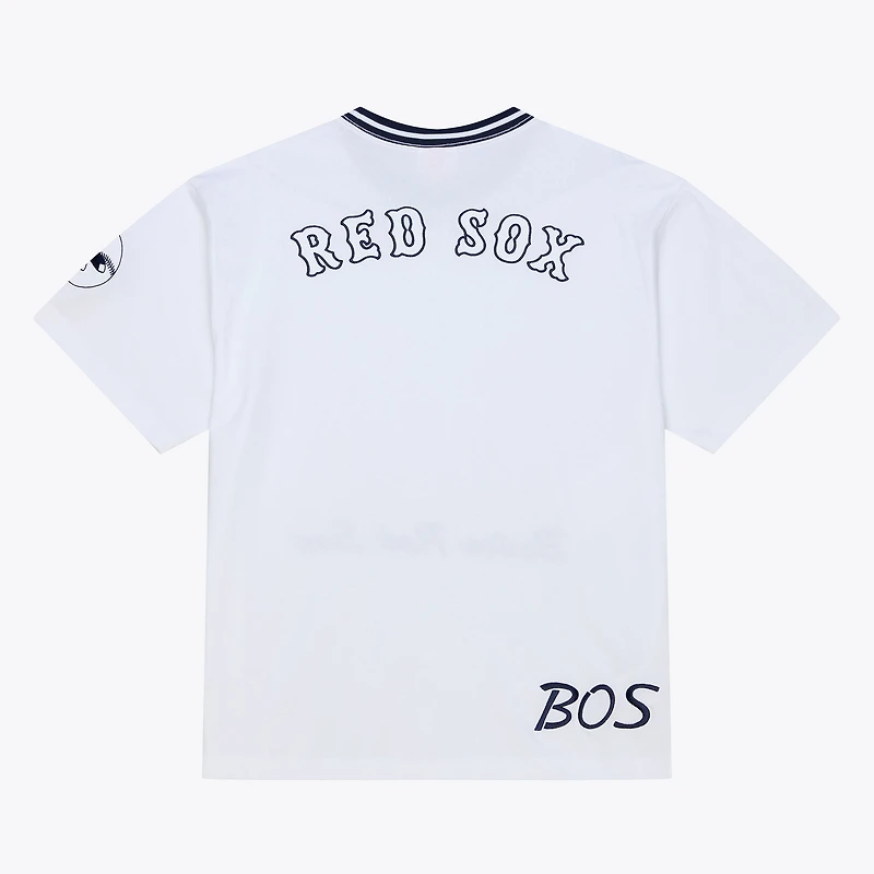 Men's Mitchell & Ness White Boston Red Sox Cooperstown Collection Arctic T-Shirt