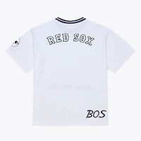 Men's Mitchell & Ness  White Boston Red Sox Cooperstown Collection Arctic T-Shirt