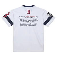 Men's Mitchell & Ness White Boston Red Sox Cooperstown Collection Team Origins Premium T-Shirt